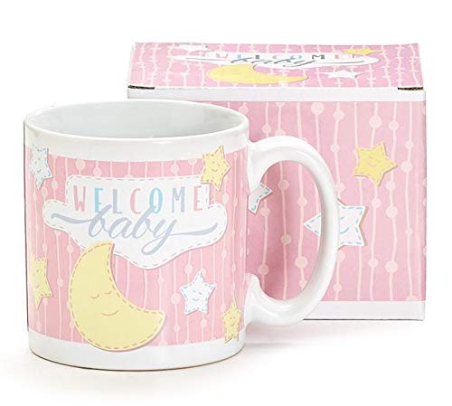 Pink Welcome Baby Ceramic Mug