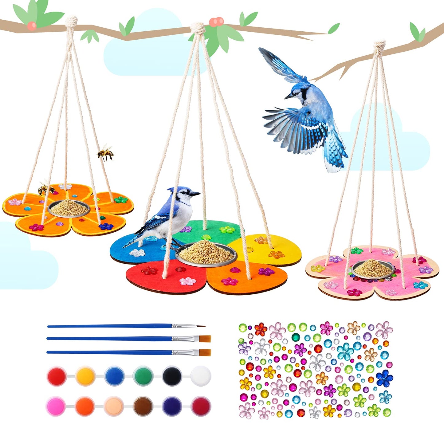 Bird Feeders for Kids Arts and Crafts Kit DIY