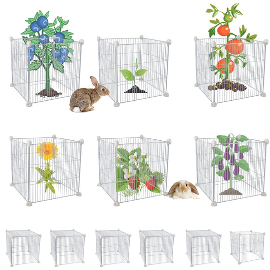 Garden Animals Wire Cloche Plant Protectors