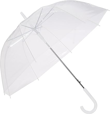 Clear Bubble Umbrella, Round, 34.5 inch