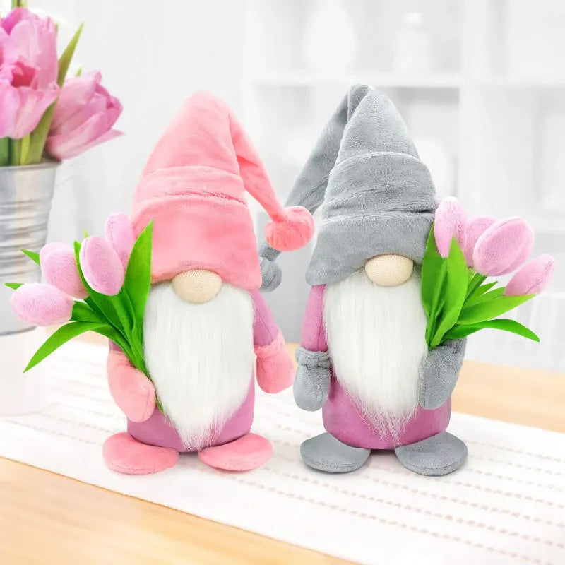 2 Pack Spring Gnomes Mothers Day Gnomes