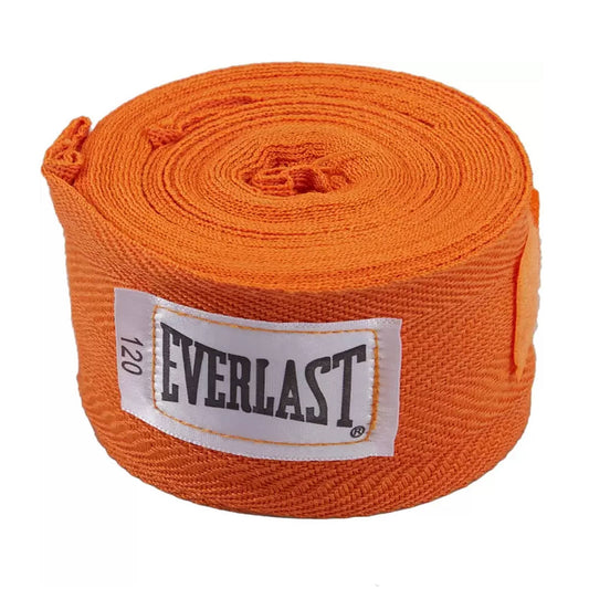 Everlast 108” Cotton Hand Wraps, Orange