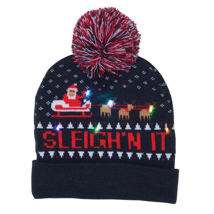 (Sleigh'n It) Christmas Light Up Beanie