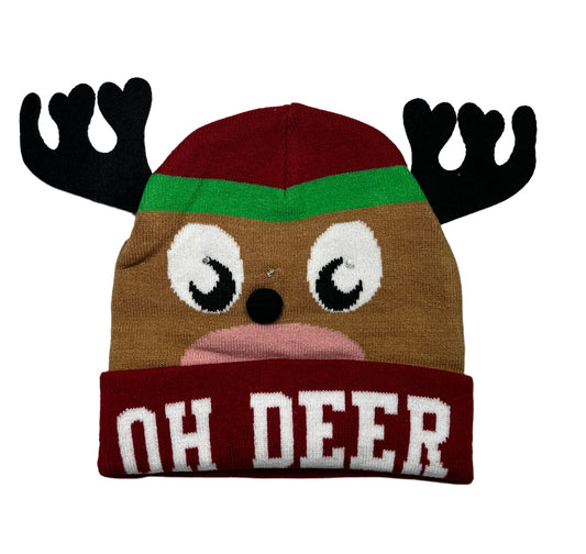 (Oh Deer) Christmas Light Up Beanie