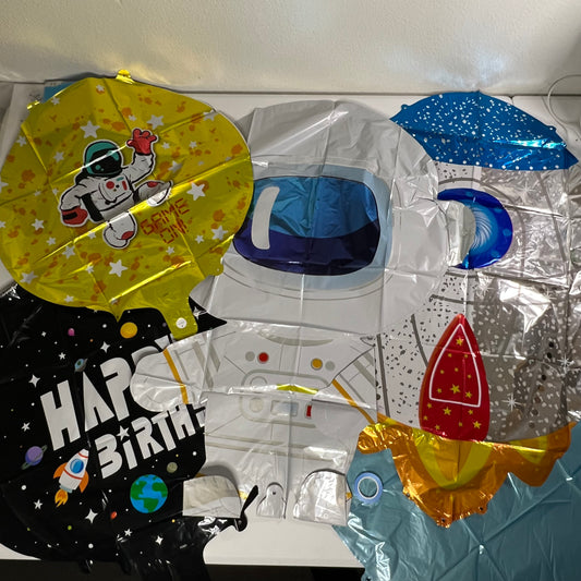 Space Balloon Kit  W/ Number 6 Balloon