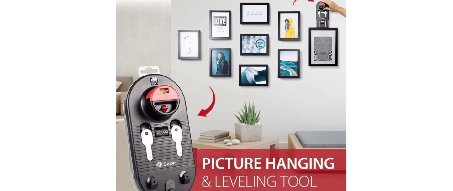 Picture Hanging & Leveling Tool Kit + 85 Pcs Exclusive Hardware